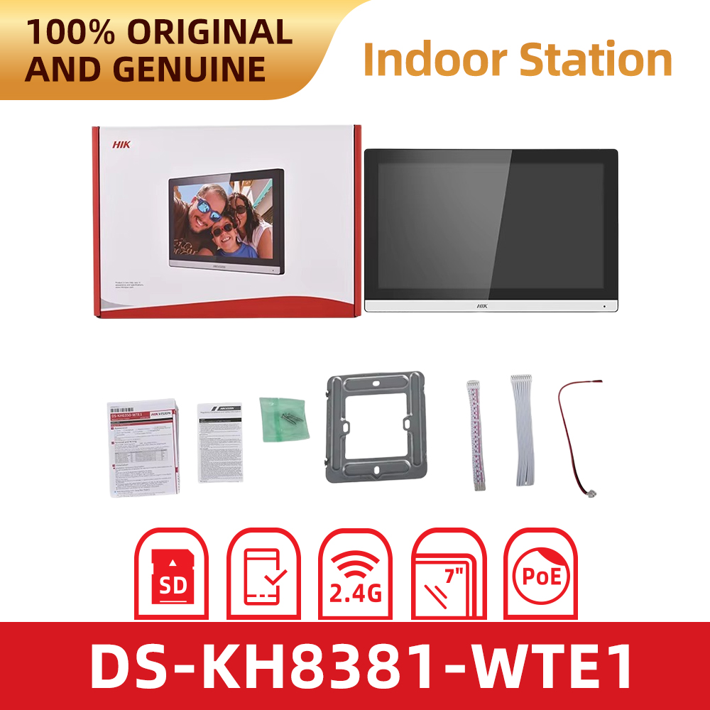 Home Security System Hikvision - Hikvision DS-KH8381-WTE1 Intercomunicador de Video IP