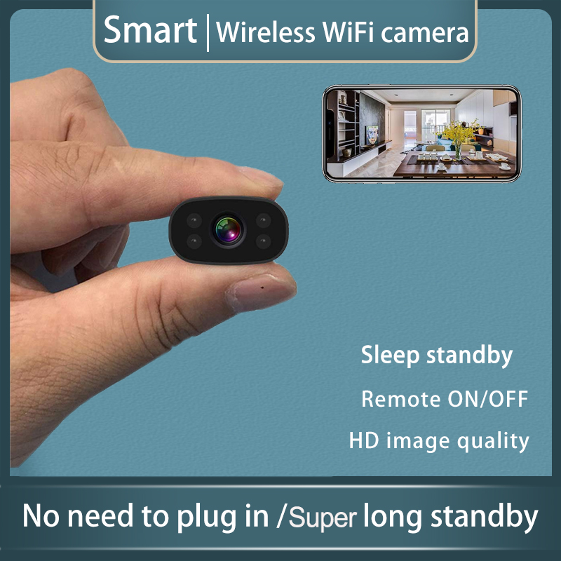 Home Security Premium - Mini Cámara de Seguridad WiFi Inalámbrica