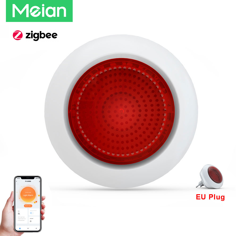 Home Security Siren - Sirena de Alarma con Luz Intermitente