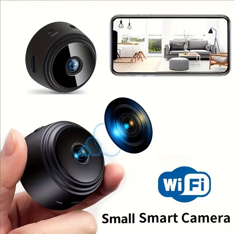 Home Security Premium - Mini Cámara A9 WiFi, Monitoreo Inalámbrico,
