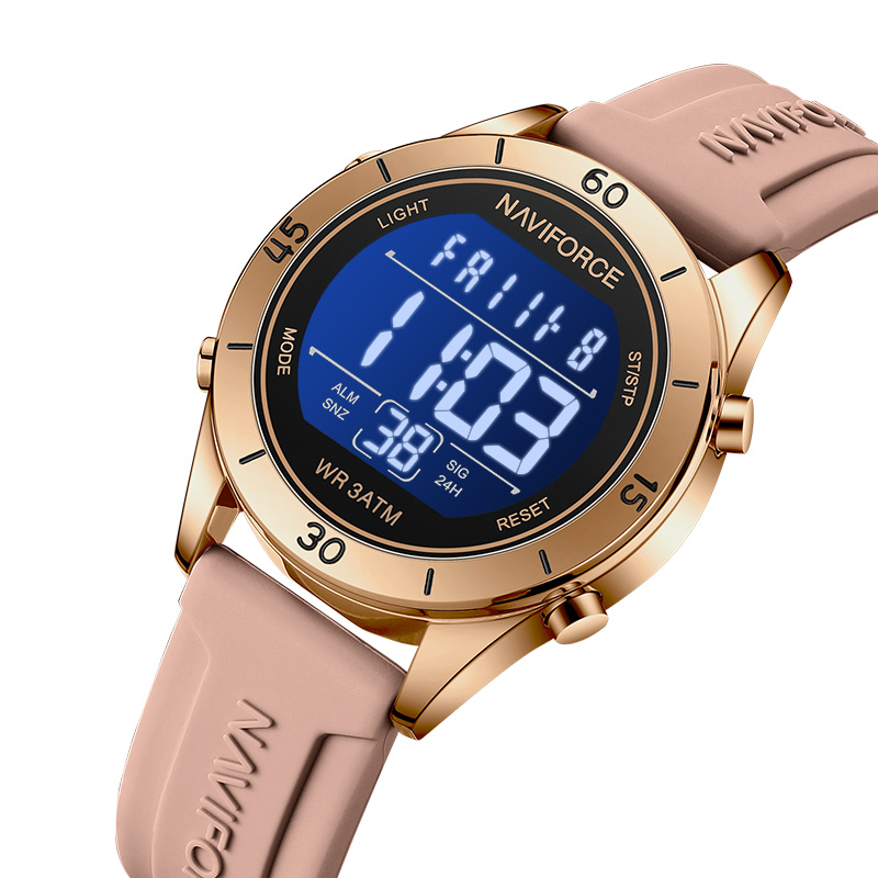 Home Security Electronics - Reloj NAVIFORCE para mujer, moda deportiva,