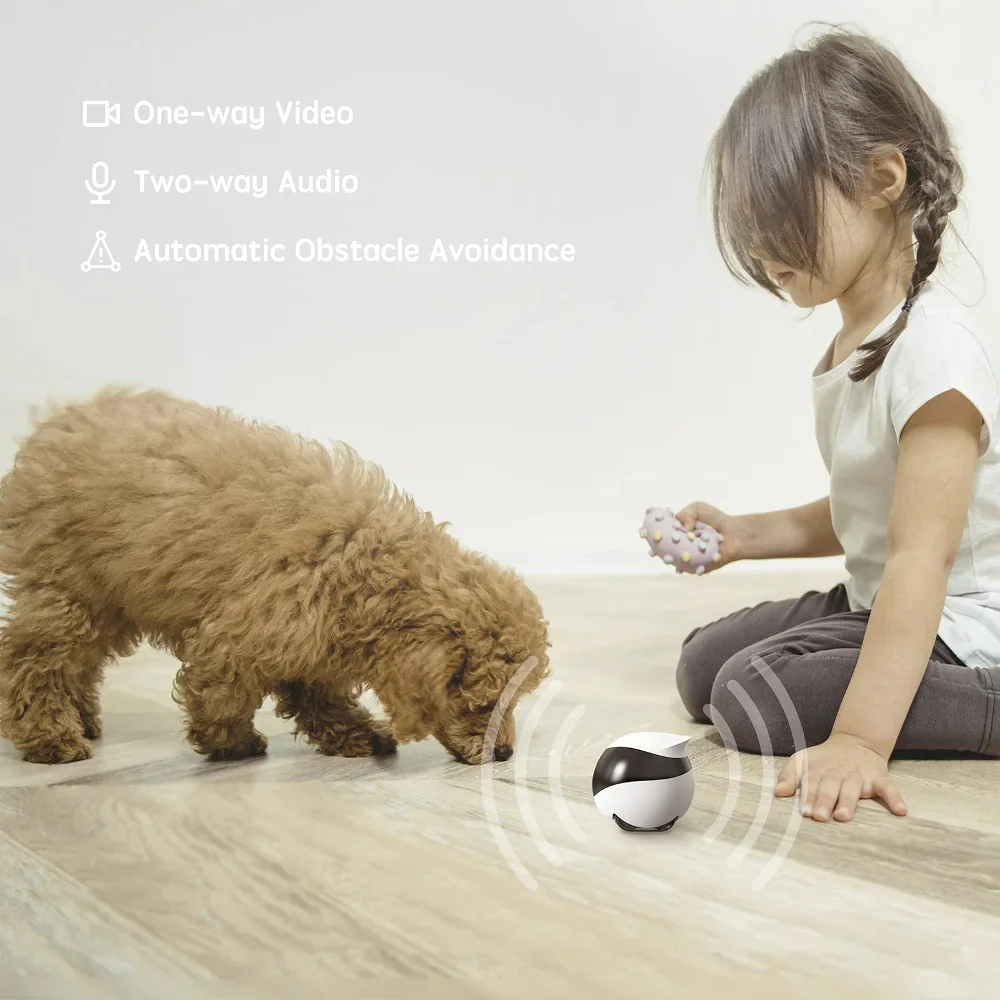 Home Security Robot Dog - Robot para Perros, Gatos y Bebés,