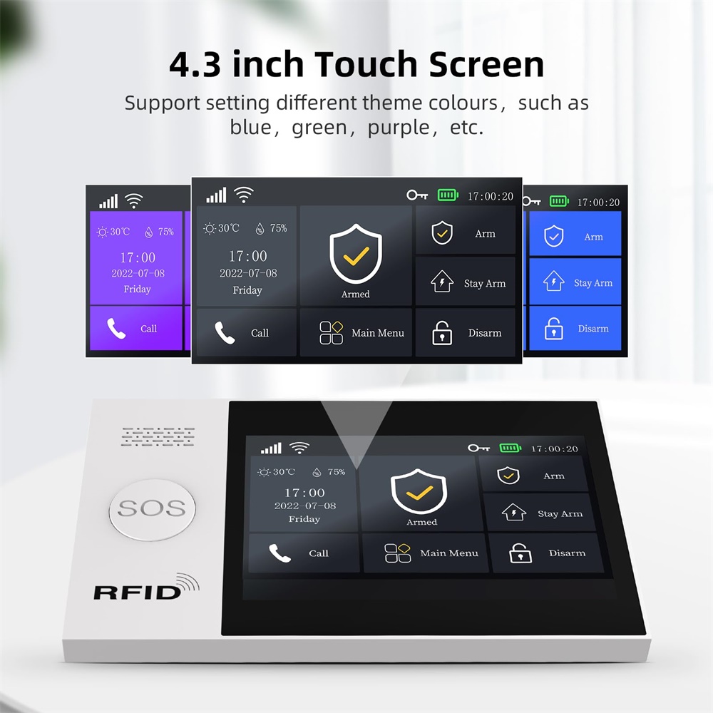 Sistema de alarma GSM intelige - Home Security Siren reseña y precio