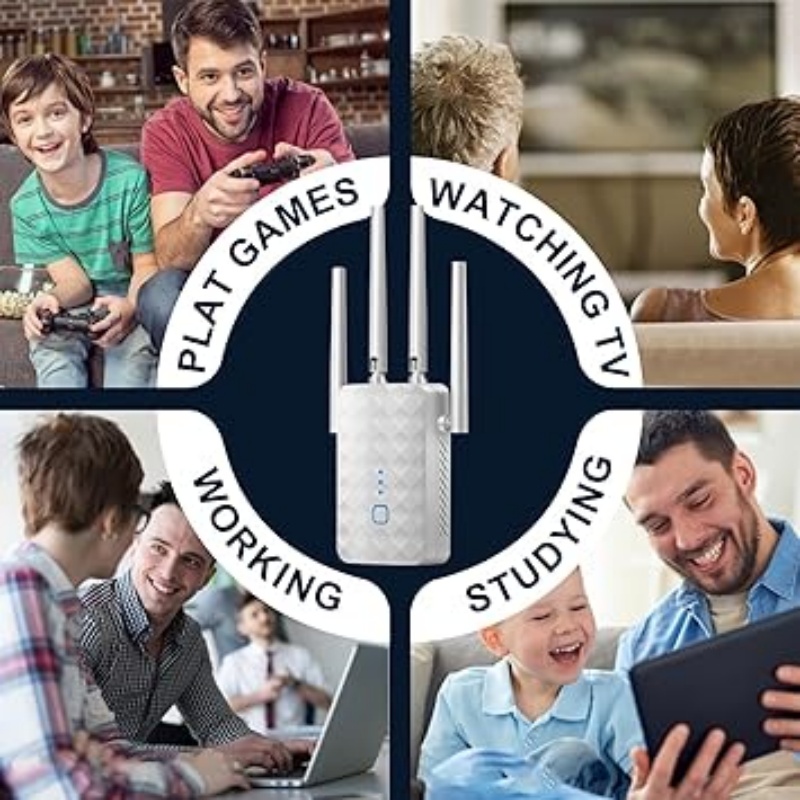 Repetidor WiFi de doble banda  - Home Security And Internet reseña y precio
