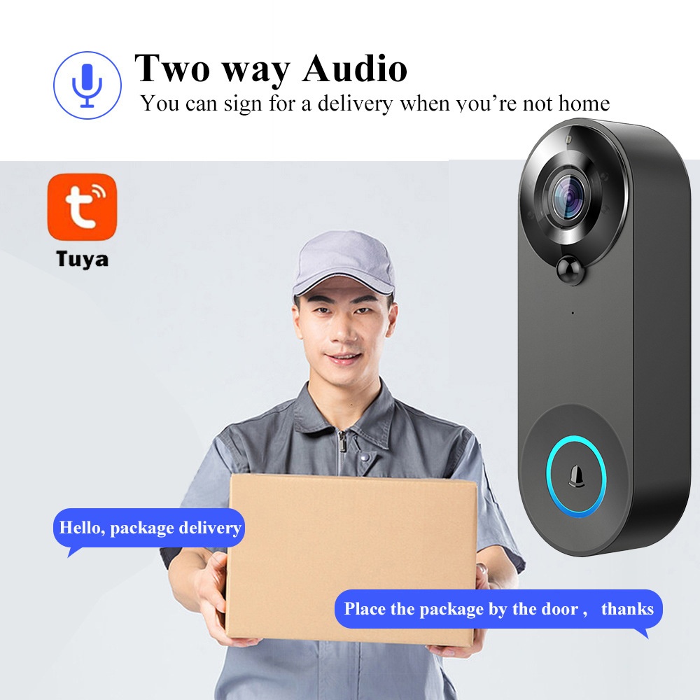 Tuya 1080P timbre inalámbrico  - Home Security Premium reseña y precio