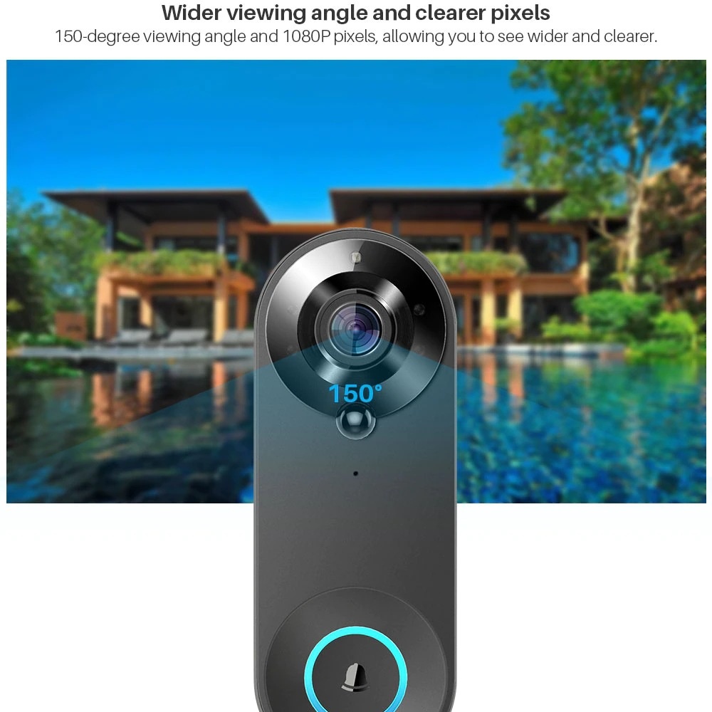 Tuya 1080P timbre inalámbrico  - Home Security Premium reseña y precio