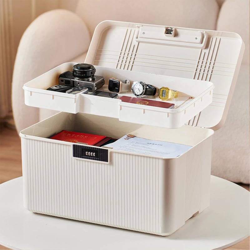 ‌ Caja de almacenamiento con c - Home Security Premium reseña y precio
