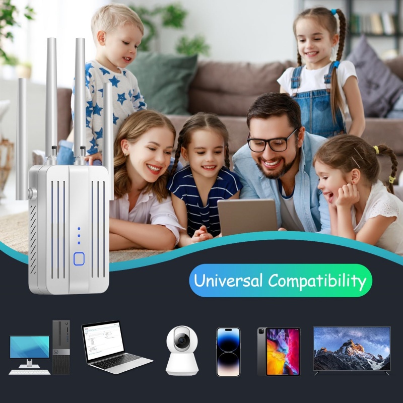 Repetidor WiFi 1200Mbps extens - Home Security And Internet reseña y precio