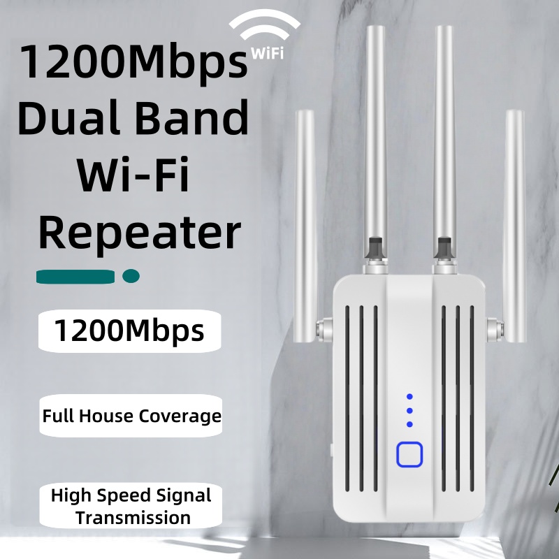 Extensor repetidor WiFi 1200Mb - Home Security And Internet reseña y precio