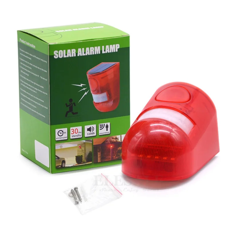 Luz de Alarma Solar Impermeabl - Home Security Siren reseña y precio