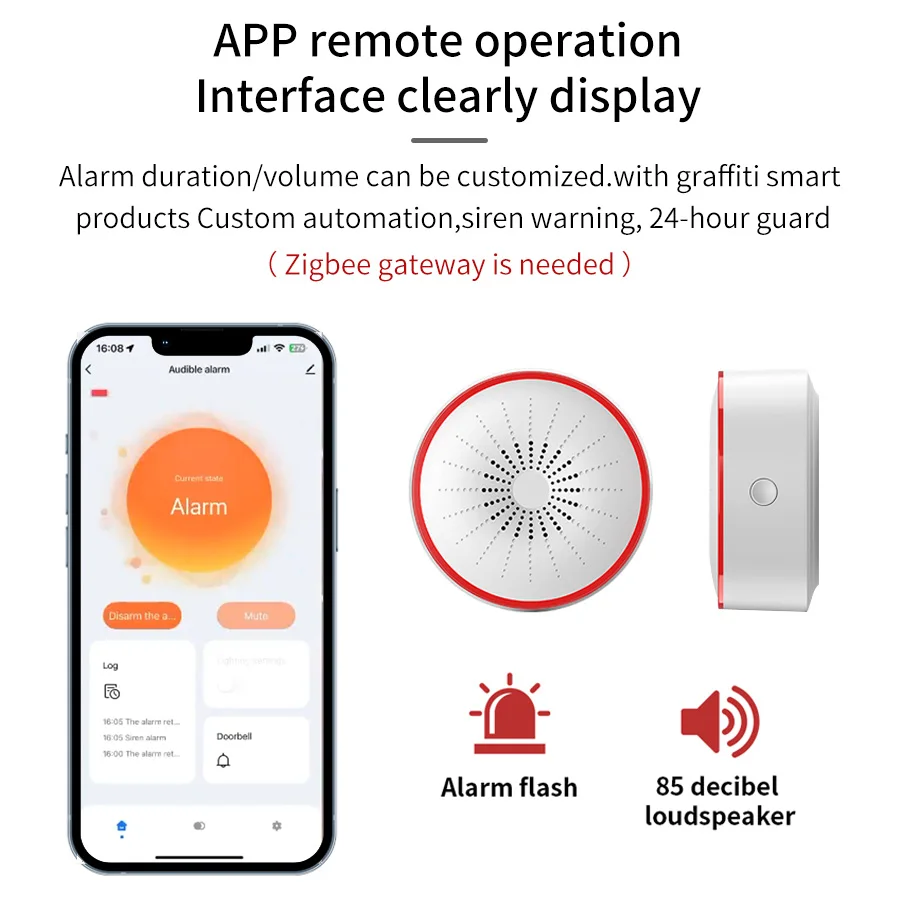 Sirena de Alarma Inteligente T - Home Security Siren reseña y precio