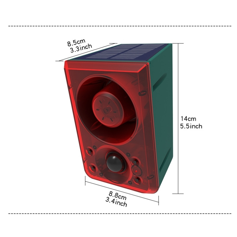 Alarma Solar con Sensor de Mov - Barking Dog Alarm reseña y precio