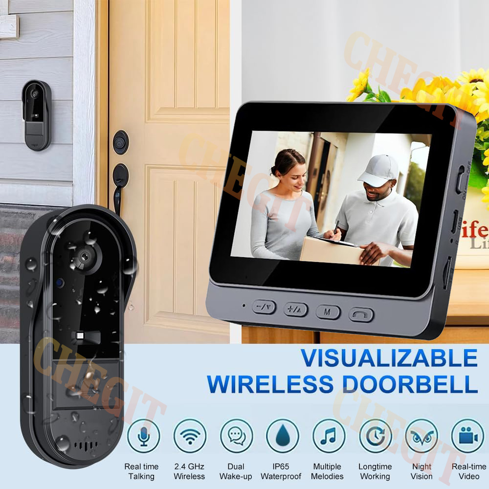 Timbre inalámbrico Wifi con cá - Home Security Premium reseña y precio