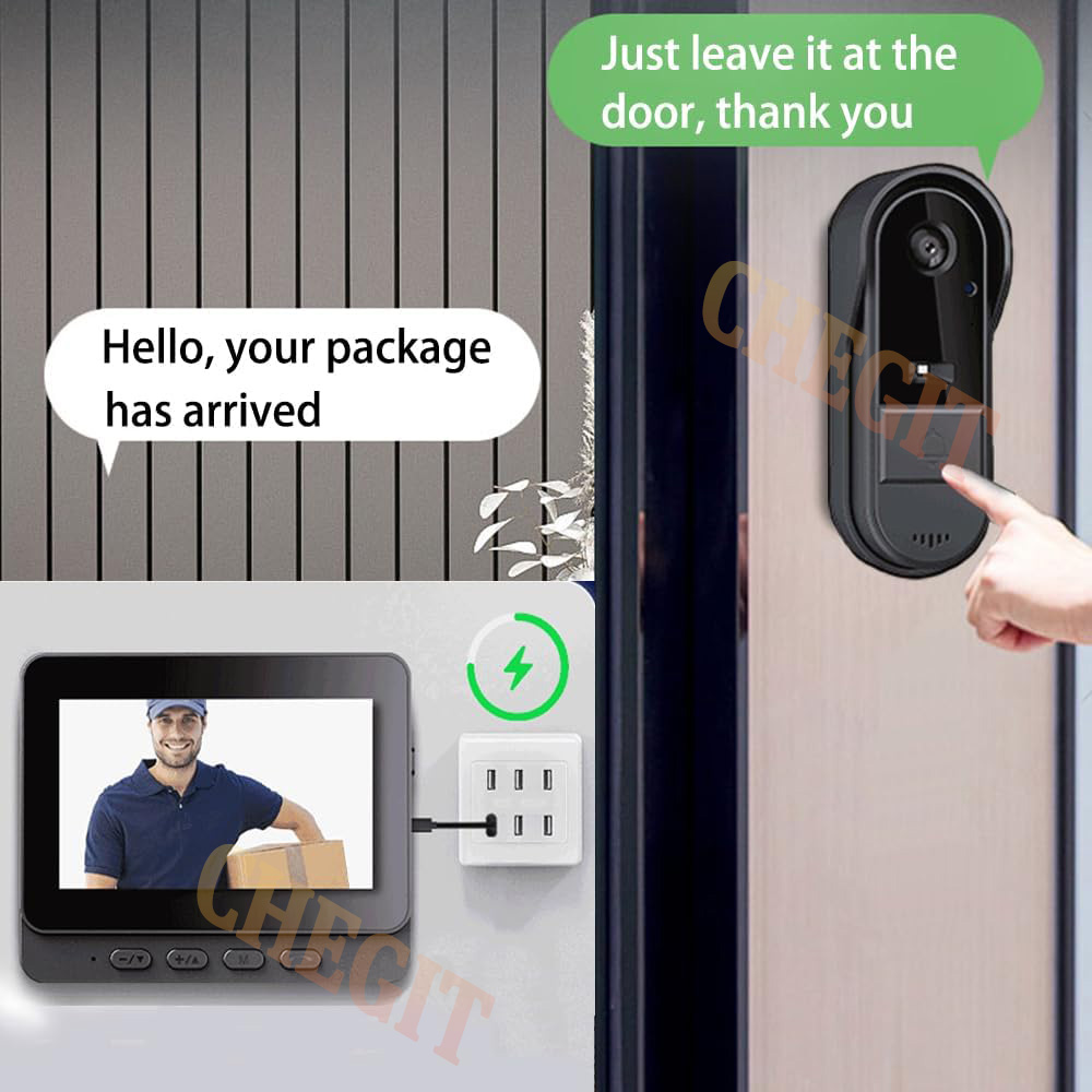Timbre inalámbrico Wifi con cá - Home Security Premium reseña y precio
