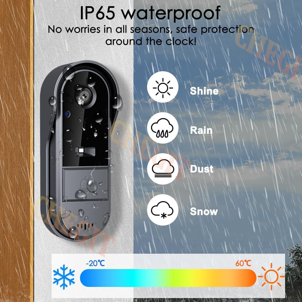 Timbre inalámbrico Wifi con cá - Home Security Premium reseña y precio
