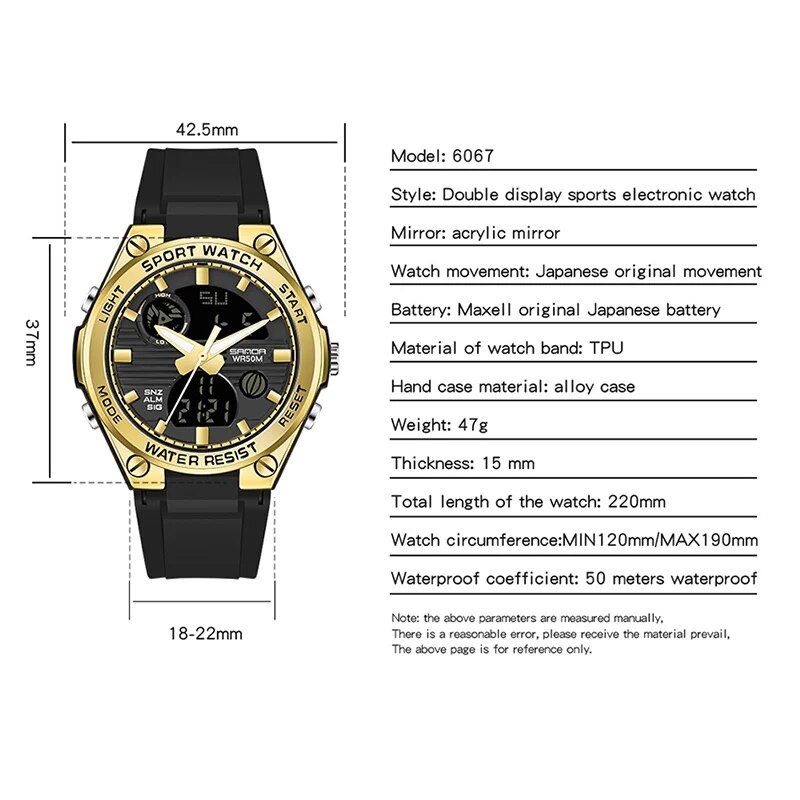 Marca SANDA, reloj Digital LED - Home Security Electronics reseña y precio