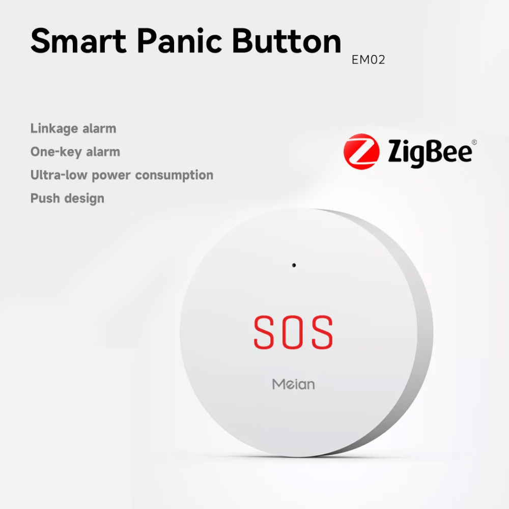 Zigbee-botón de emergencia Tuy - Home Security Siren reseña y precio