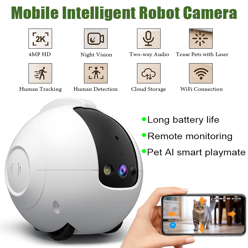 Cámara de Seguridad para el Ho - Home Security Robot Dog reseña y precio