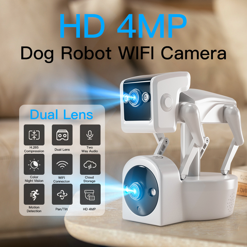 Cámara para perro Robot de dob - Home Security Robot Dog reseña y precio