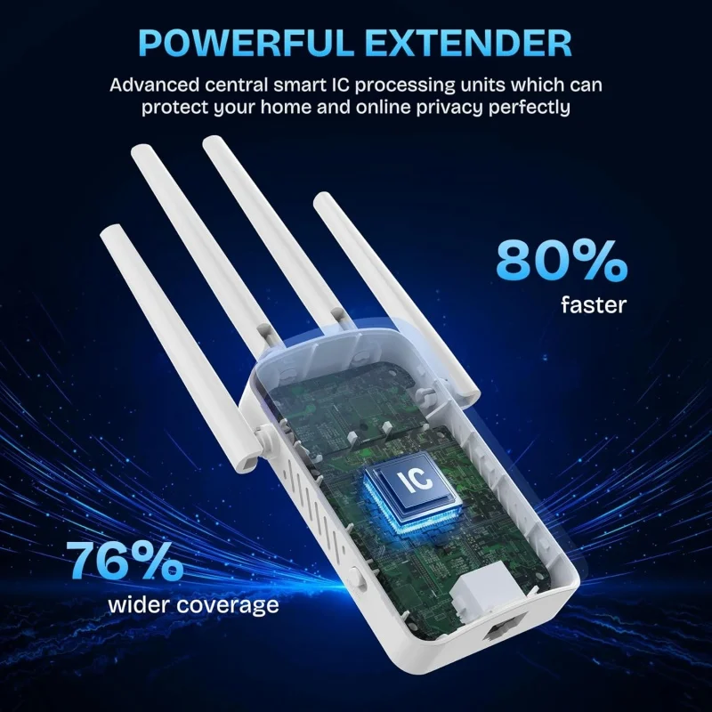 Repetidor WiFi de Doble Banda  - Home Security And Internet reseña y precio