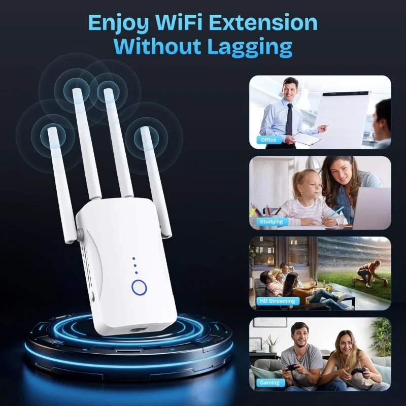 Repetidor WiFi de Doble Banda  - Home Security And Internet reseña y precio