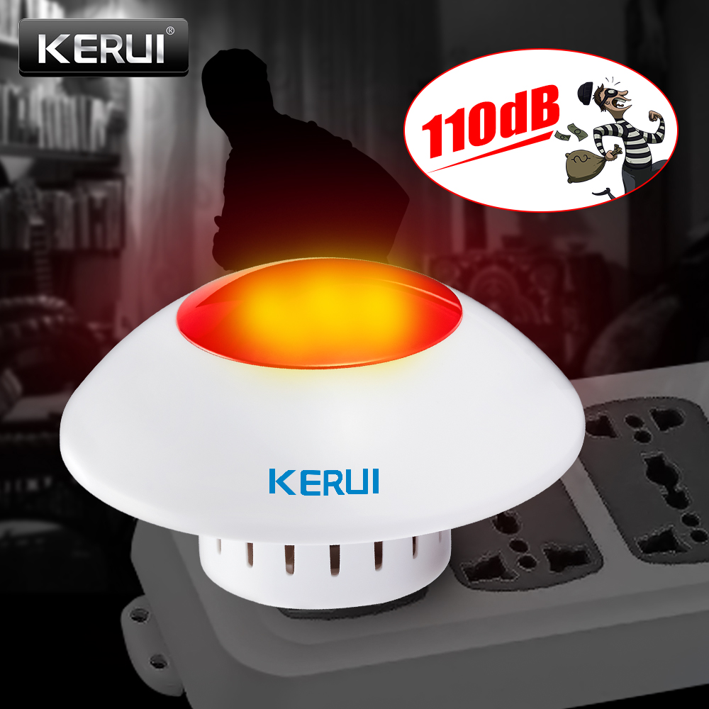 KERUI J009 sirena interior rui - Home Security Siren reseña y precio