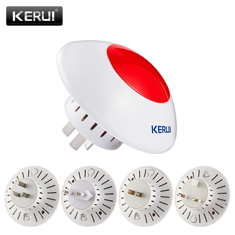 KERUI J009 sirena interior rui - Home Security Siren reseña y precio