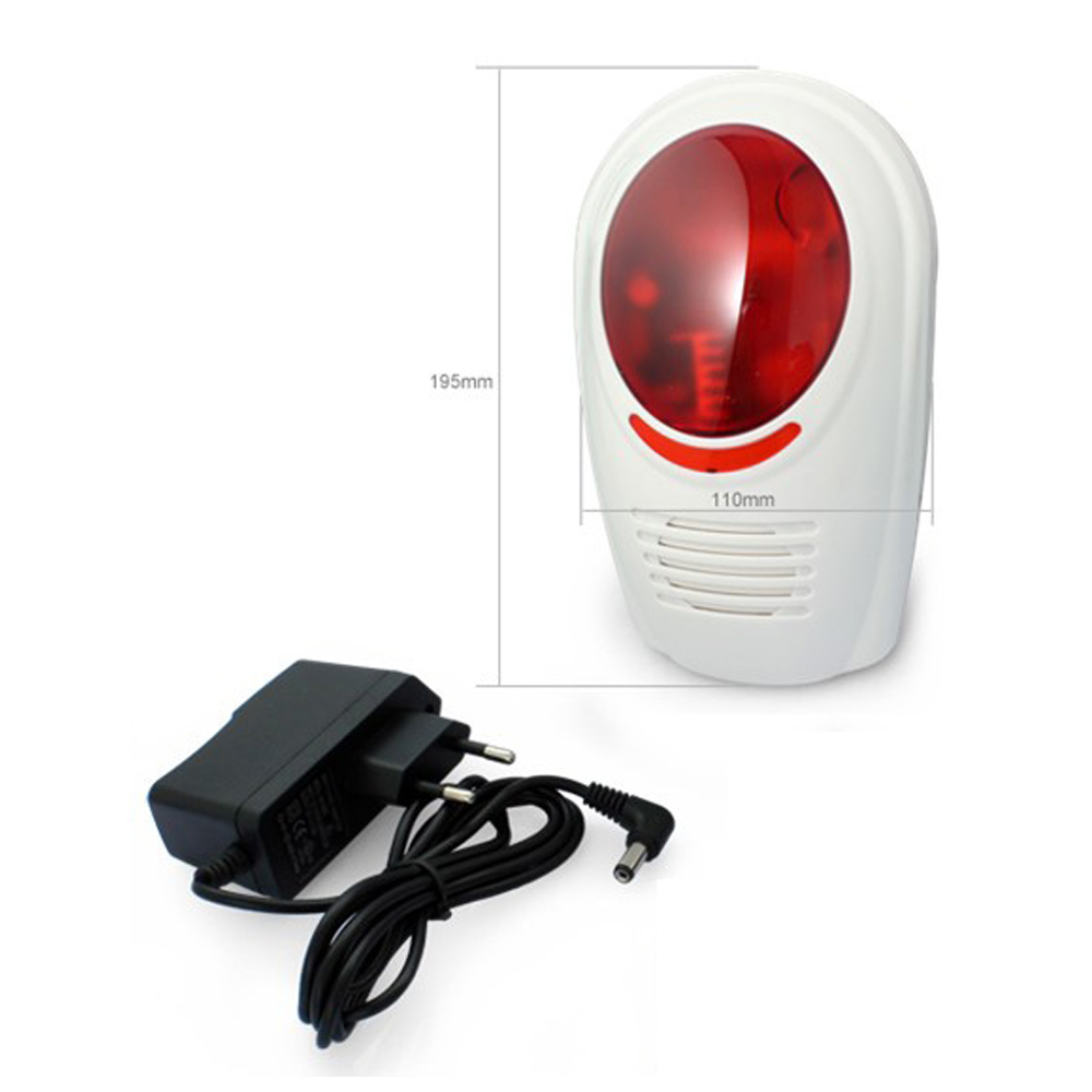 Wolf-Guard-sirena intermitente - Home Security Siren reseña y precio