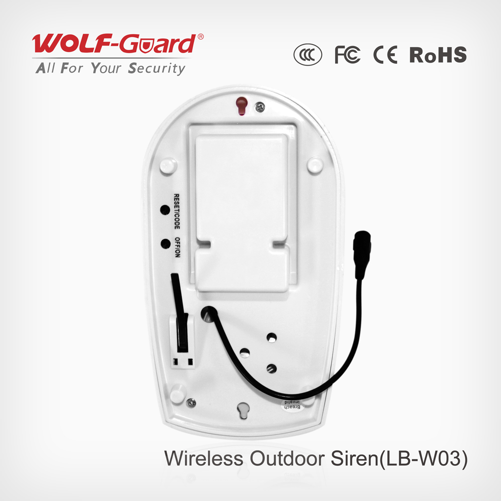 Wolf-Guard-sirena intermitente - Home Security Siren reseña y precio