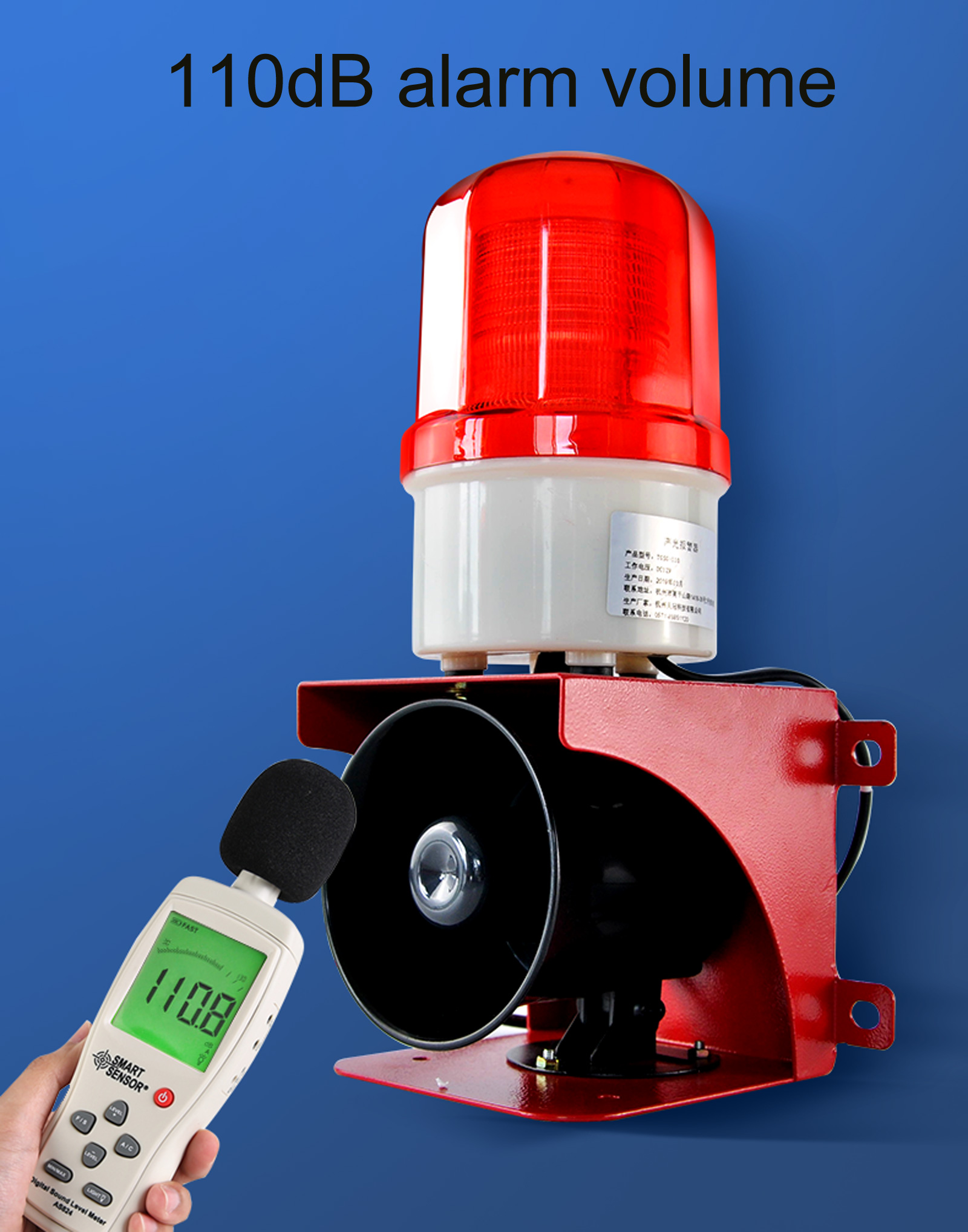 Sirena de alarma Industrial pa - Home Security Siren reseña y precio