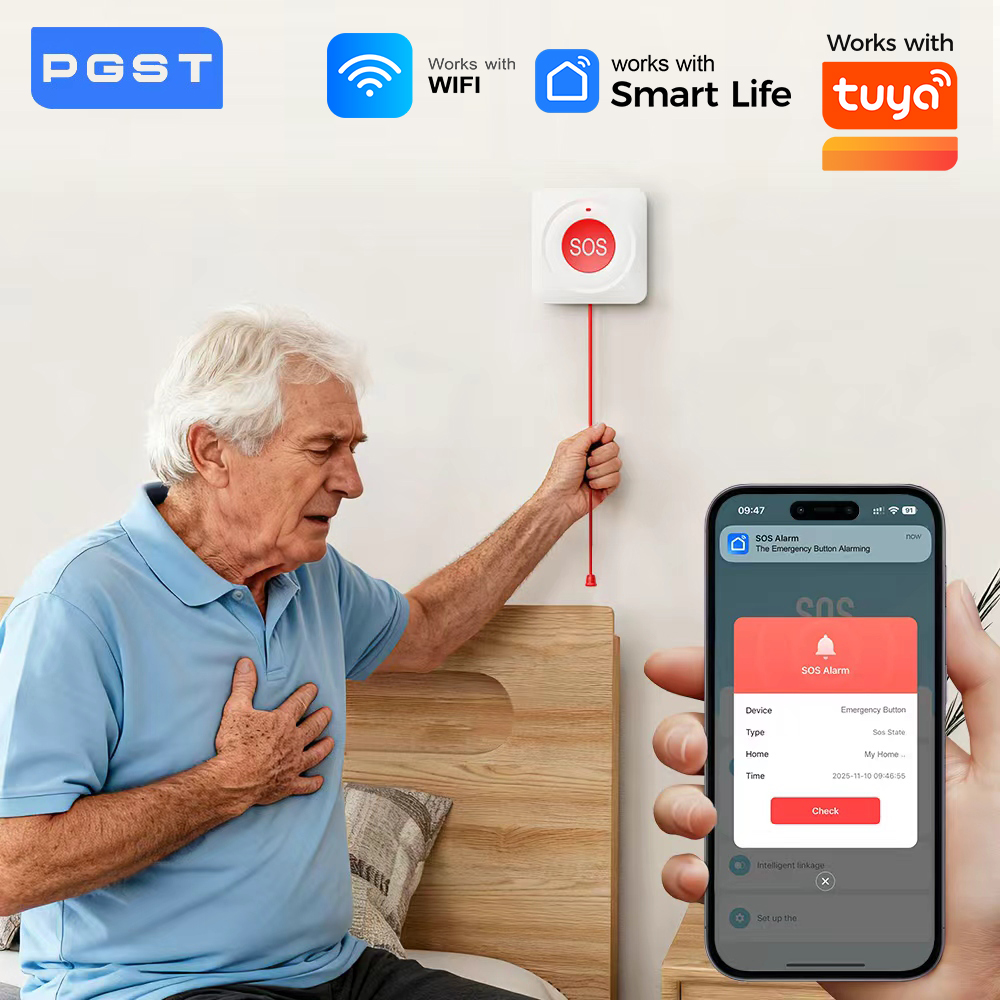 Botón de Emergencia WIFI Zigbe - Home Security Siren reseña y precio