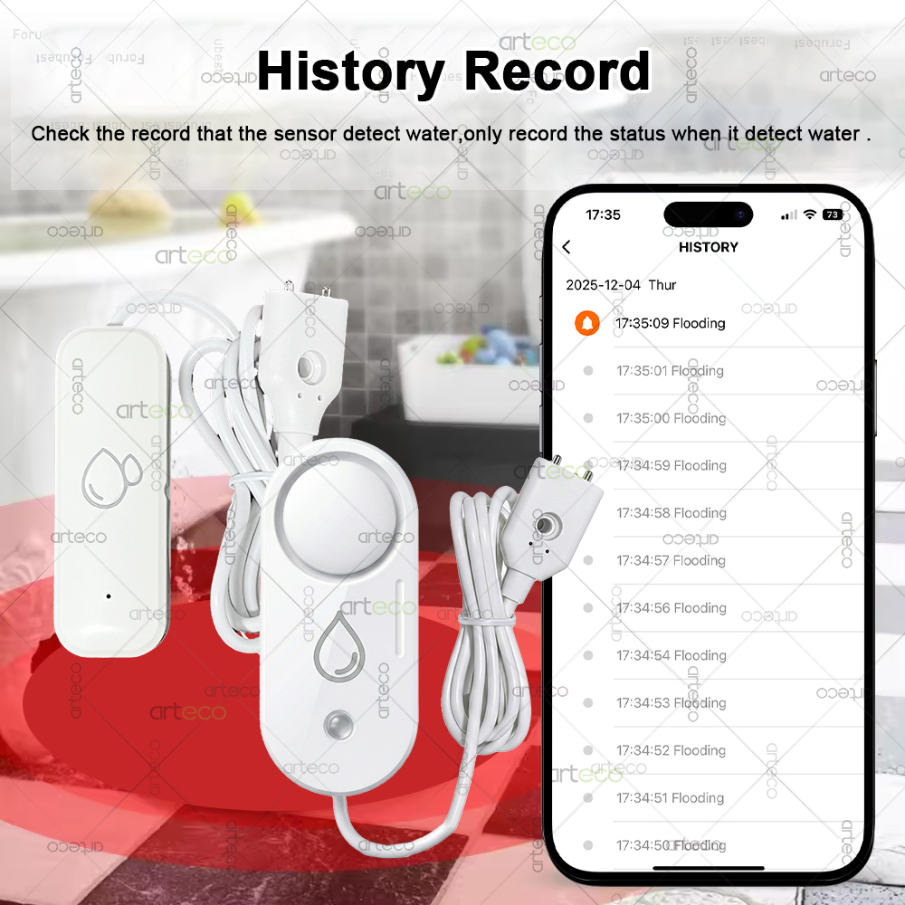 Sensor de Fugas de Agua Zigbee - Home Security Siren reseña y precio