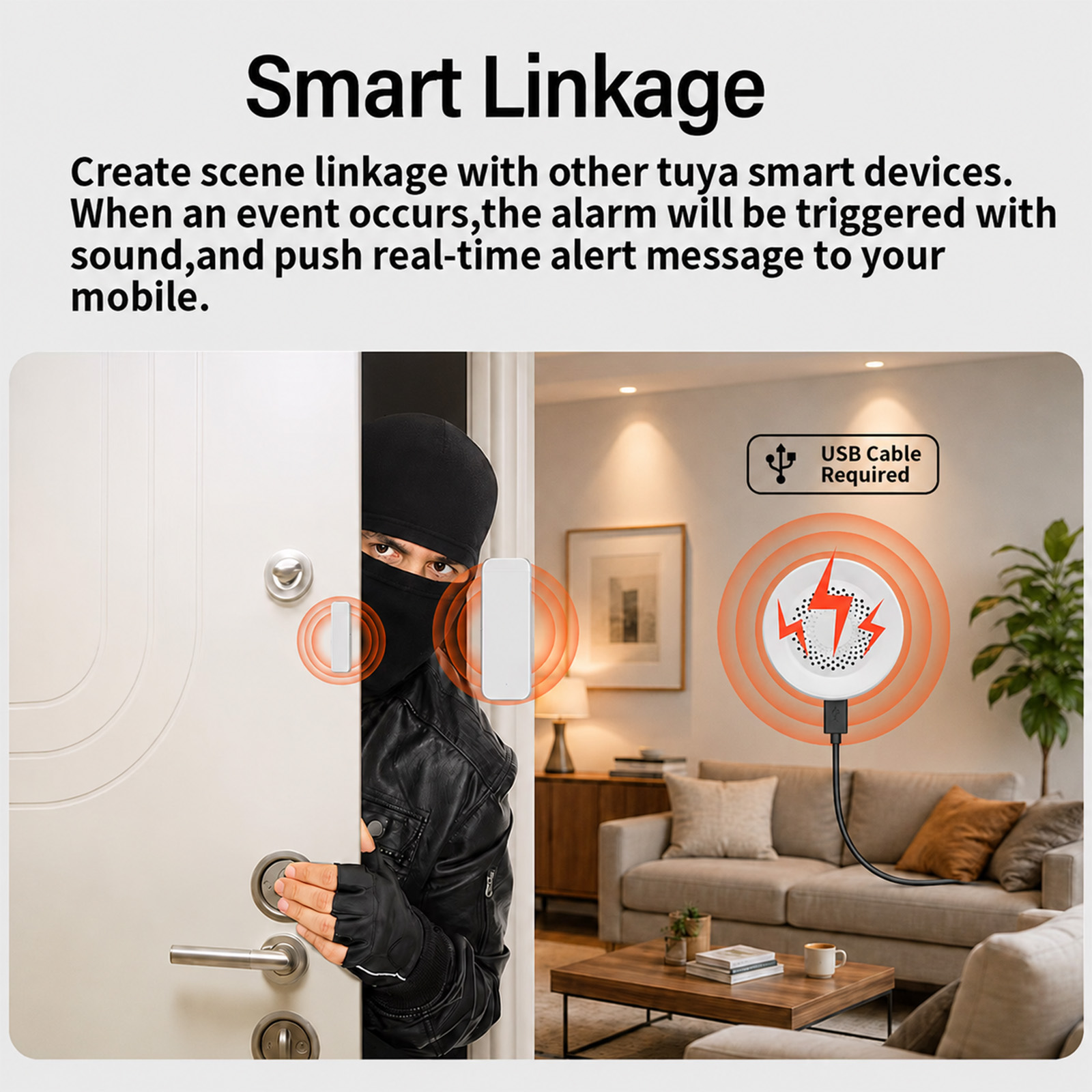 Alarma con Sirena Tuya Zigbee  - Home Security Siren reseña y precio