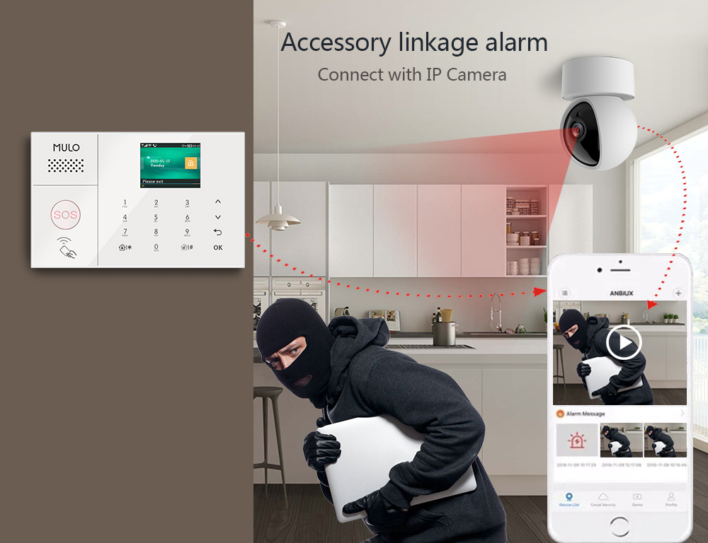 Mejor sistema de seguridad de  - Home Security Using Gsm reseña y precio