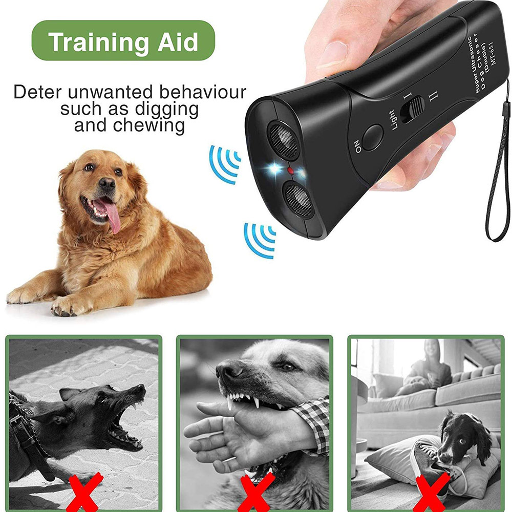 Repelente ultrasónico para per - Barking Dog Alarm reseña y precio