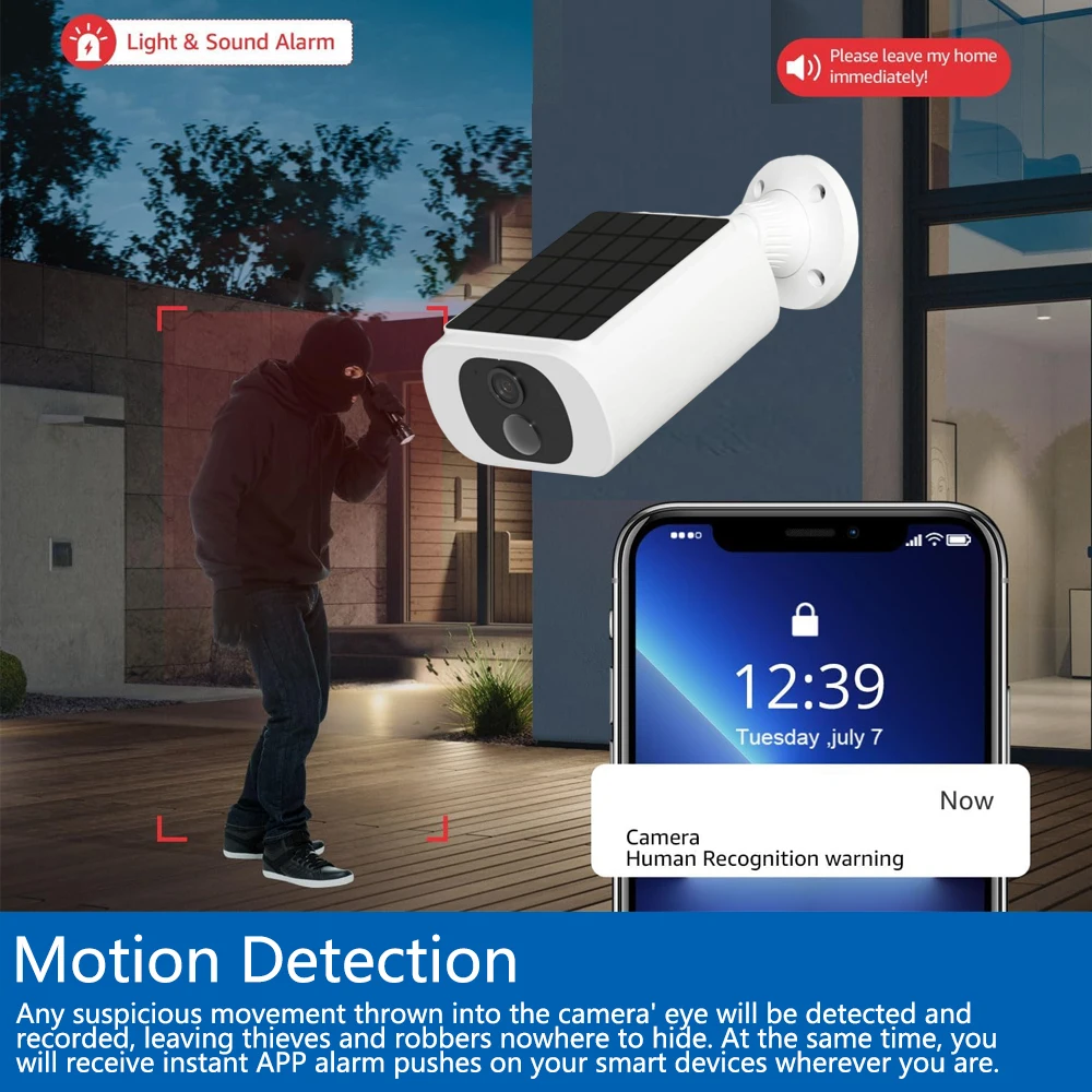 Cámara de seguridad Solar Tuya - Home Security Premium reseña y precio