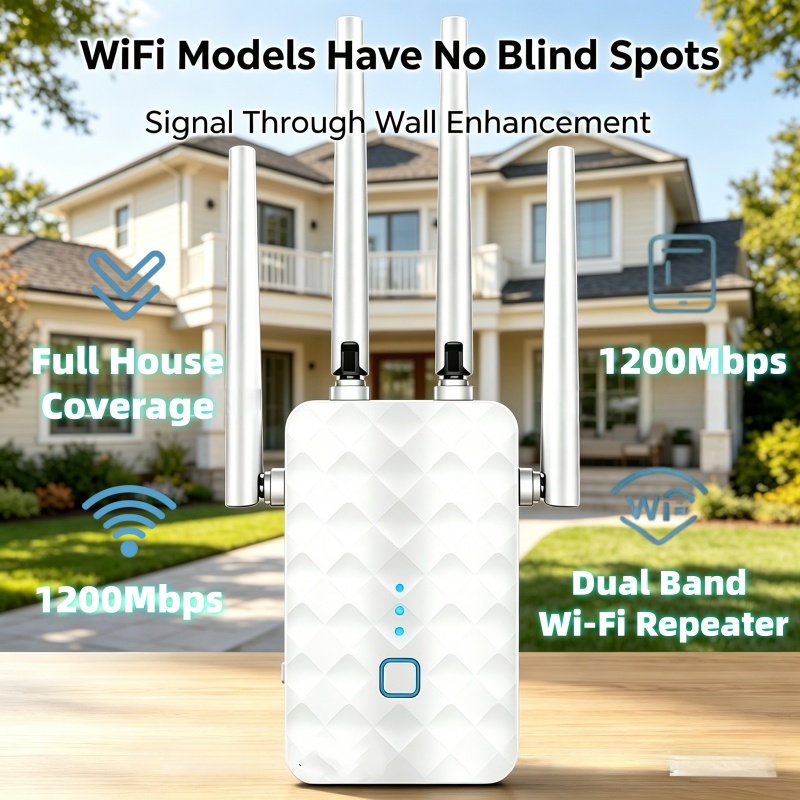 Repetidor WiFi de 1200Mbps, In - Home Security And Internet reseña y precio