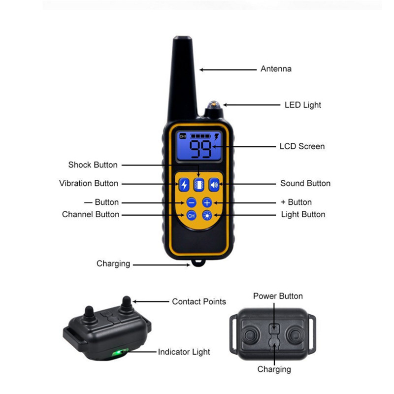 Collar de entrenamiento eléctr - Barking Dog Alarm reseña y precio